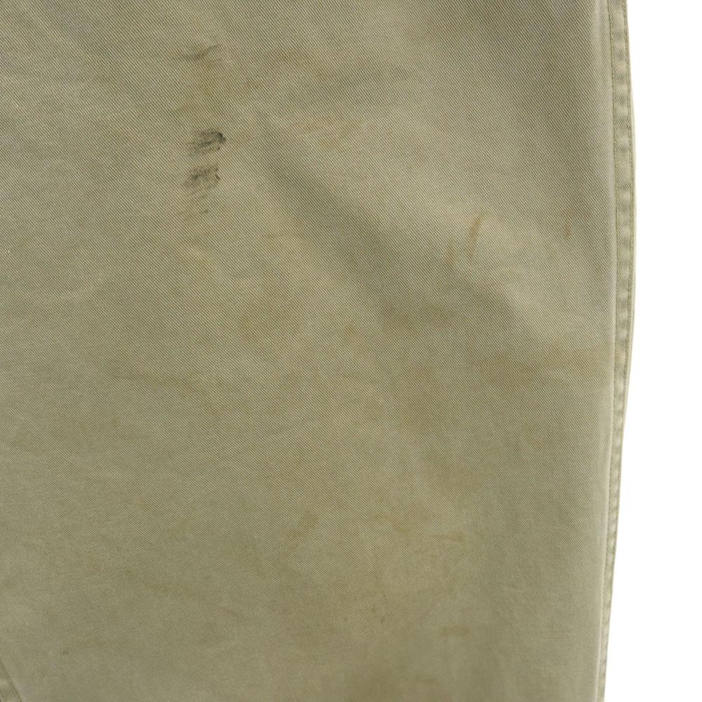 ARMY Replica Metal Button Chino pants W31 beige Button fly Men's Used
