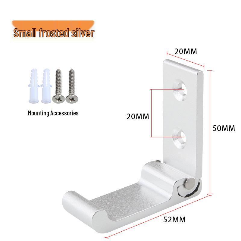 

Wall-Mounted No-Drill Folding Coat and Hat Hooks