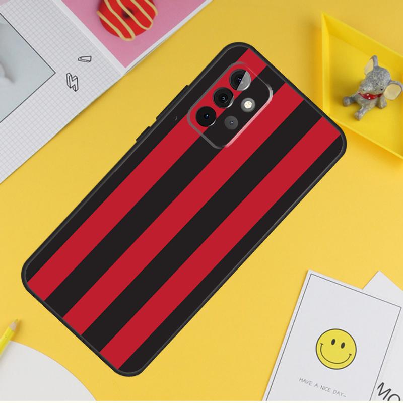 Milan Stylish Stripe Design Cover For Samsung Galaxy A34 A35 A14 A15 A25 A53 A33 A13 A52 A32 A12 A51 A71 A54 A55 Case
