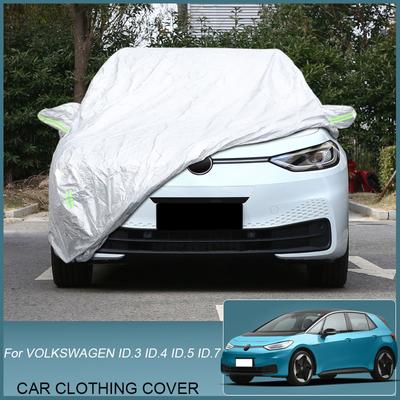 Full Car Cover Rain Frost Snow Dust Waterproof For Volkswagen ID.3 ID.4 ID.5 ID.7 2020-2025 Protect Auto Anti-UV Cover Accessory