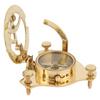 Decorative Compass for Hiking, 3 Inches Nautical Compass Pocket Compass , Camping Maritime Vintage Brass Sundial Compass