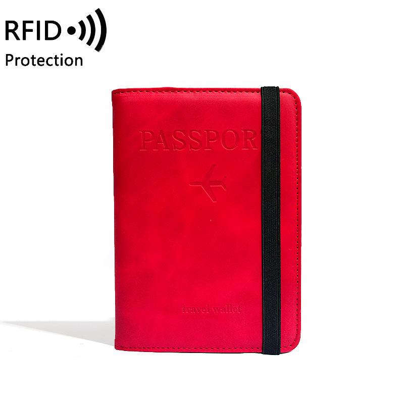 RFID Leather Passport Holder & SIM Card Organizer