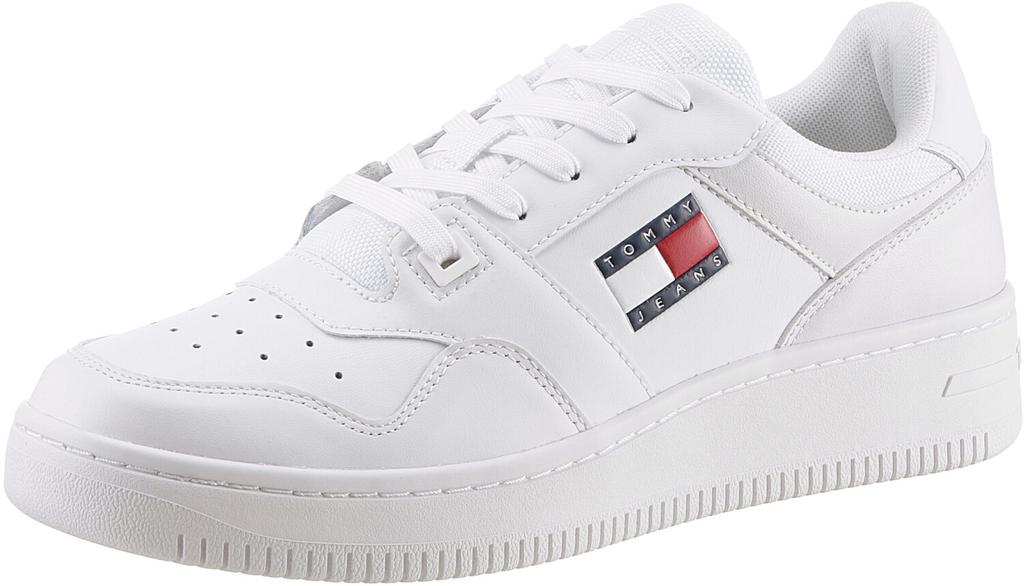 Tommy Hilfiger Retro Essential Leather Basketball Trainers