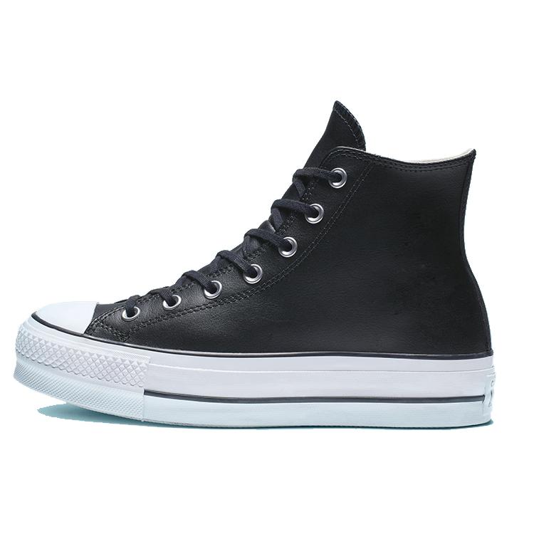 

Новые женские Converse Chuck Taylor All Star Lift Hi из черной кожи 561675C 35