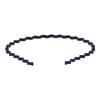 Black Facial Cleansing and Makeup Hair Band Instant Noodle Wavy Steel Wire Hair Band, Hair Clip