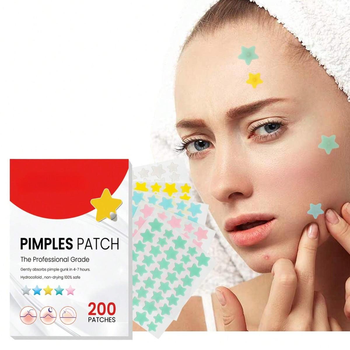 

200 pieces of acne stickers party stickers heart-shaped stickers star decoration stickers