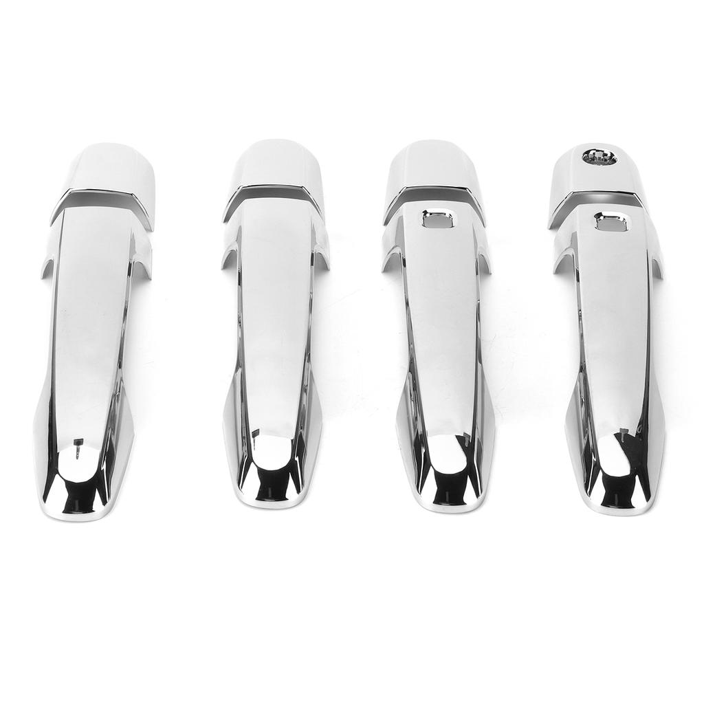 8PCS Set Car Exterior Door Handle Trim Replacement for Mitsubishi Pajero Montero Shogun Sport 2019‑2021Chrome
