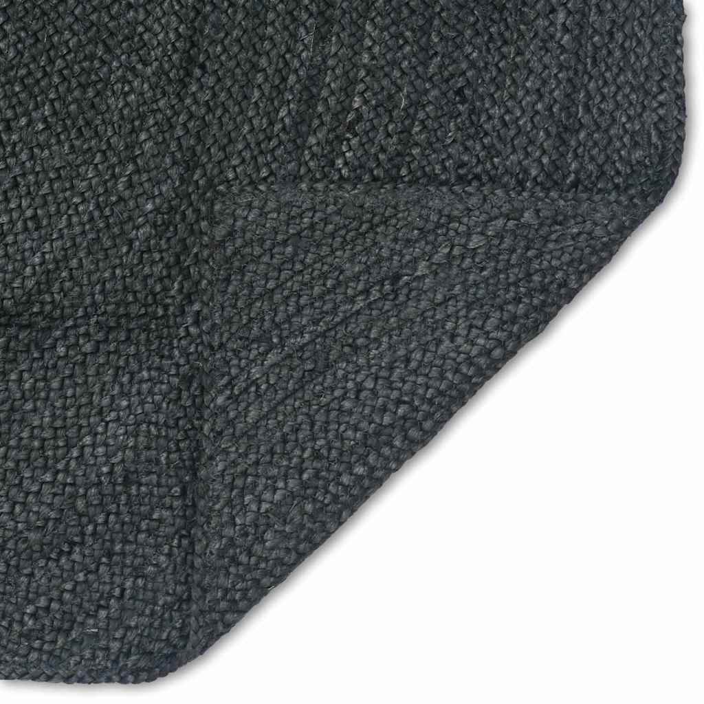 Area Rug Dark Gray 80 X 200 Cm Jute
