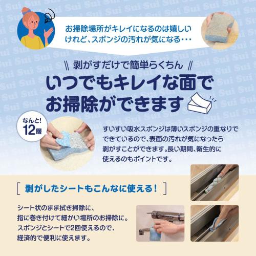 Copa Corporation Absorbent! Quick-Drying Sponge, Microfiber PVA Cleaning Sponge (Long)