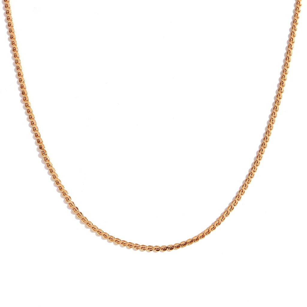 MamacitaSlay water wave chain snake chain Women's stainless steel necklace Bracelets Belly Chain Various styles Jewelry