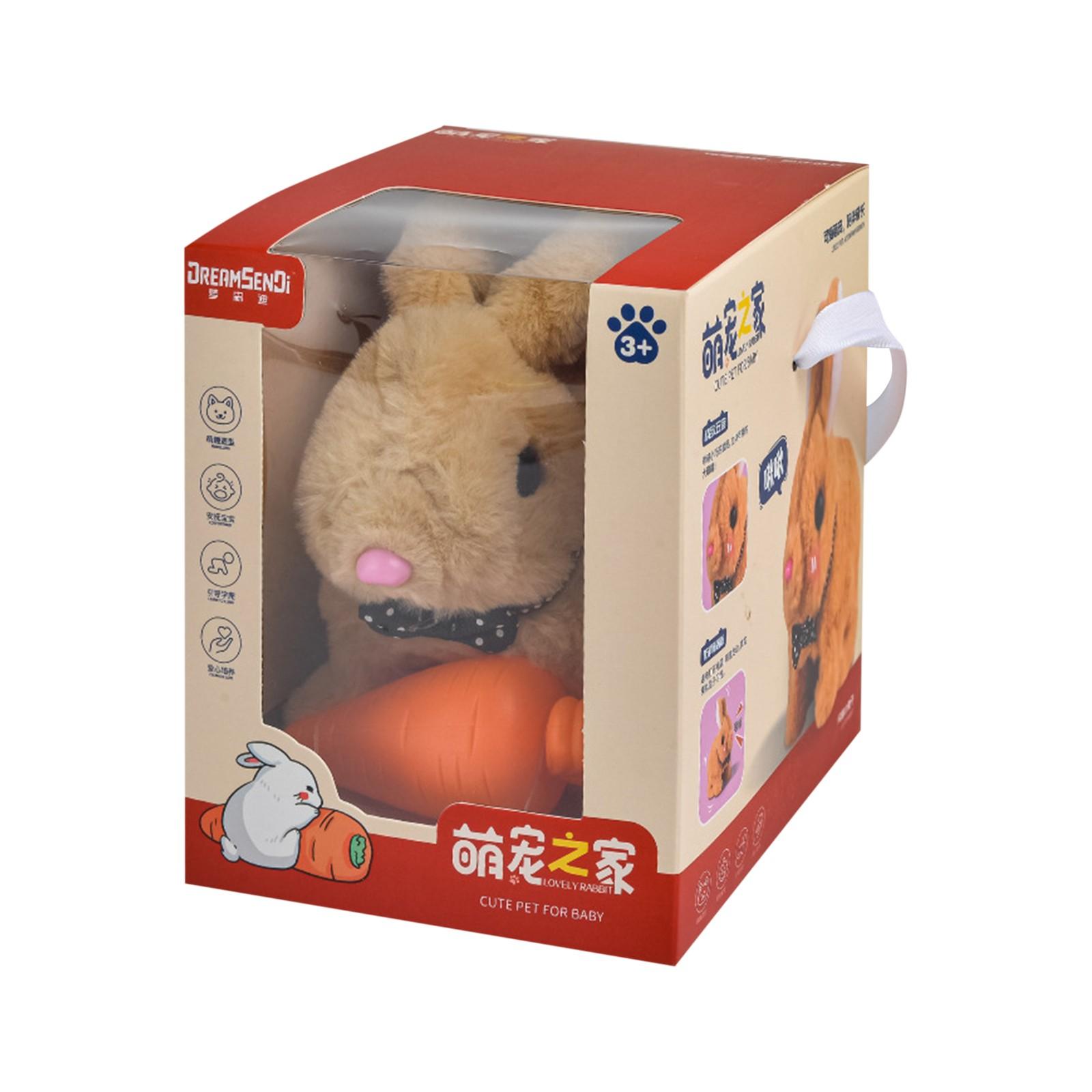 

Робот-кролик Мой реалистичный робот-кролик Робот-кролик, как настоящий кролик Игрушечный кролик, ходит как настоящий кролик One Size