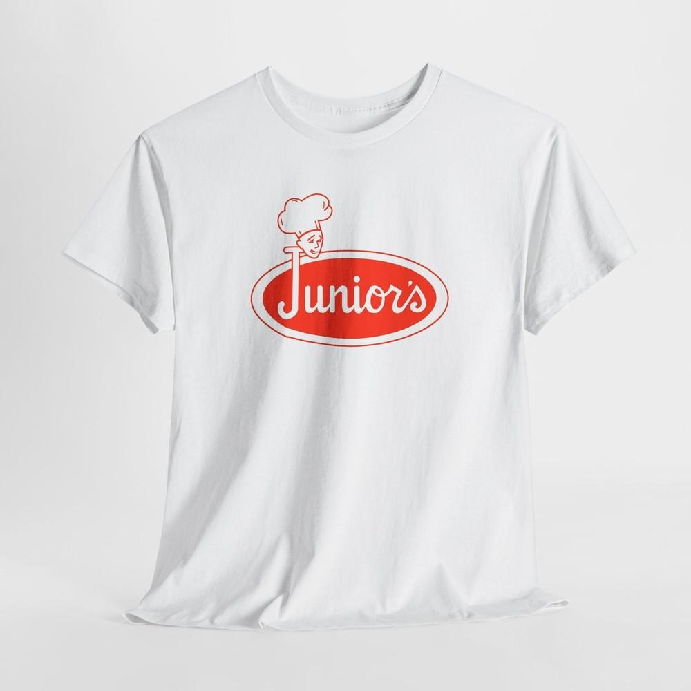 Brooklyn, NYC Times Square, Junior's Restaurant Unisex Heavy Cotton Tshirt Tops Tee