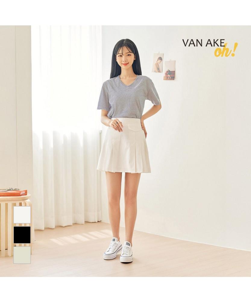 VANAKE Kenya Pleated Mini Skirt_Ob15Skme05Z