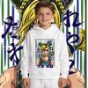 "JoJo's Bizarre Adventure" Jolyne Cujoh Anime Print Casual Hoodie — Unisex; Warm, Thickened Fleece-Lined Stylish Apparel (Suitable for Autumn/Winter)