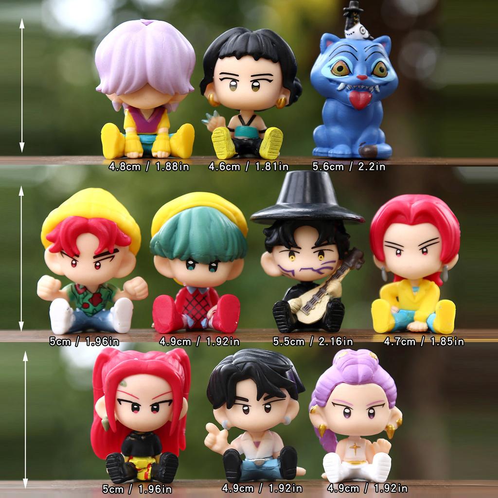 Neu 10 Stück/Set Kpop Demon Hunters Figur Spielzeug Cartoon Rumi/Mira/Zoey Actionfigur PVC Desktop Dekoration Modell Puppe Spielzeug Fans Geschenk