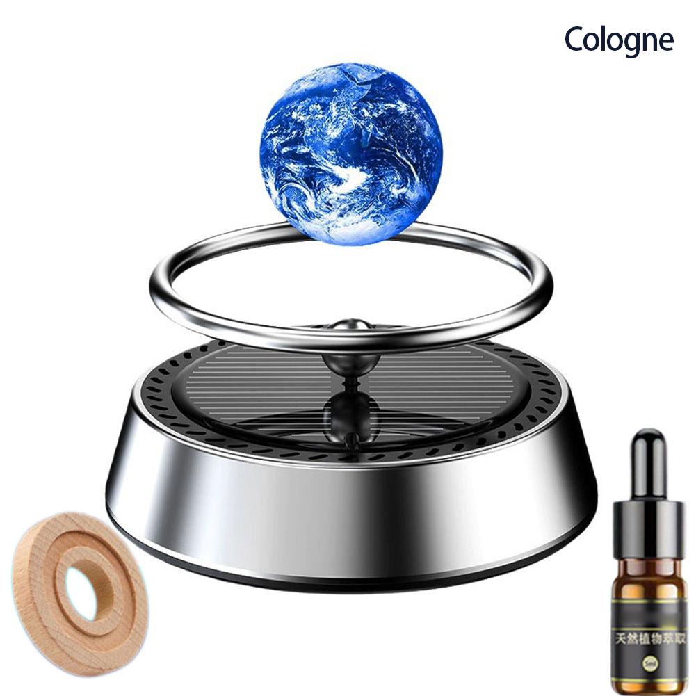Profumatore per Auto Solare Cruscotto Fragranza Rotazione Automatica Pianeti Galattici Pastiglie Diffusore Ornamenti Auto