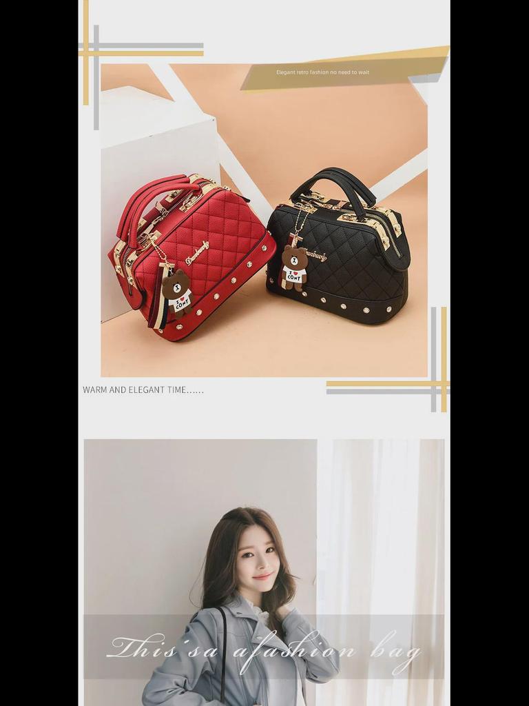 Korean Fashion Women's Single Shoulder Crossbody Small Square Bag - Spring/Summer 2022 Trend
