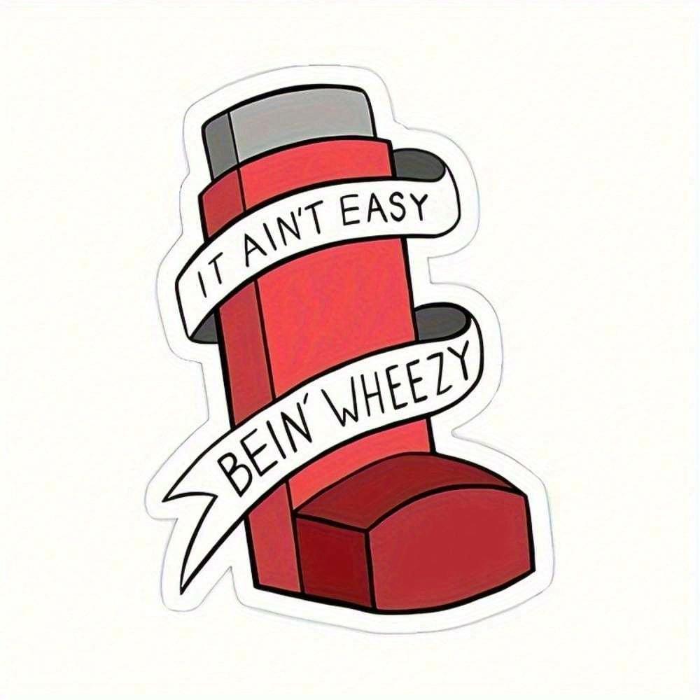 

It Ain t Easy Bein Wheezy Sticker - Sticker Graphic - Auto, Wall, Laptop, Cell, Truck Sticker For Windows, Cars, Trucks Back To School one-size разноцветный
