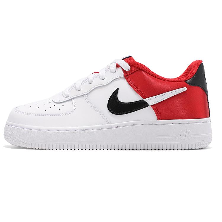 New Nike Air Force 1 Low LV8 Red Satin GS CK0502-600