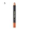 Bâton de crayon de fard à paupières nacré imperméable, 15 couleurs, paillettes durables, stylo d'ombre à paupières scintillant, Eyeliner, outils de maquillage pour les yeux