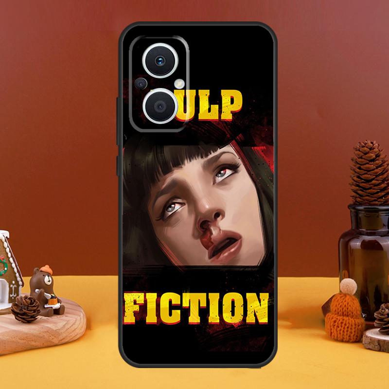 Mia Pulp Fiction Case For OPPO Reno 8T 4Z 5Z 10 Pro 11 F 4 5 6 7 8 Lite OPPO Find X5 X6 Pro X2 X3 Lite Cover