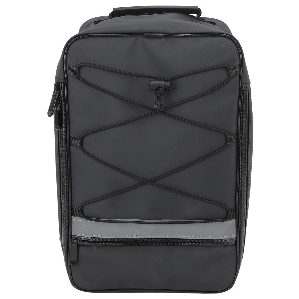 Rear Bike Rack Bag 15L Waterproof Bicycle Electric Bike Saddle Bag Cycling Trunk Carrier for