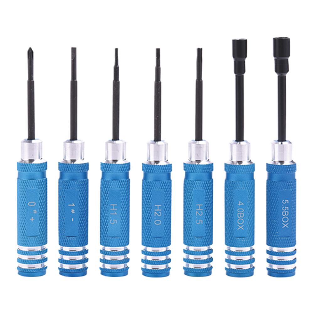 

Набор из 7 полезных отверток, набор инструментов для ремонта отверток для Wltoys Traxxas Axial