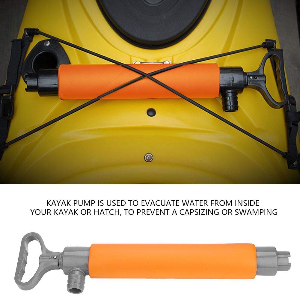 Kayak Bilge Portable Kayak Floating Bilge Water Hand Pump for Emergency Rescue and Outdoor Manual Bilge Pump Pump, Survival,