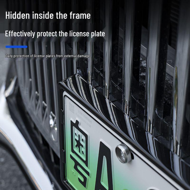 Universal License Plate Frame for Lantu Dreamer - Fits 25 New Models, Protects & Displays License Plates