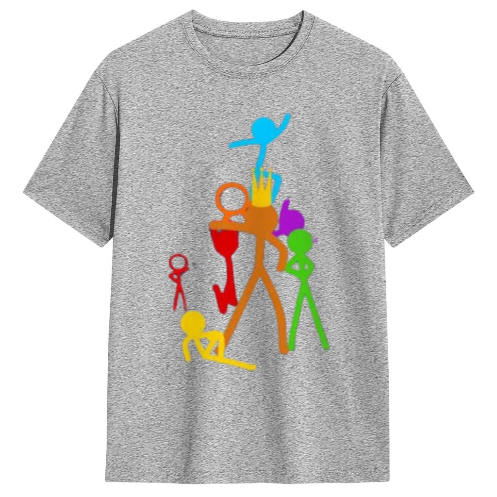 Vintage T Shirt Summer Alan Becker Gaming Figting Fashion TShirts  Pure Cotton Tee Shirt for Unisexs Y2K Funny Clothing