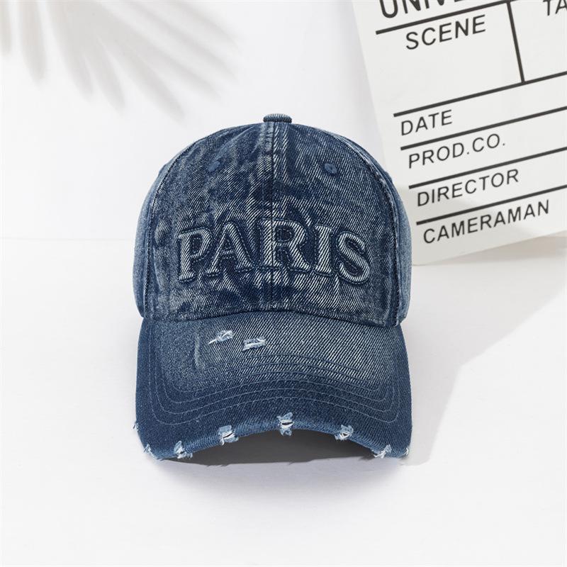 Popular Big Head Circumference Baseball Cap, Sunshade, Sunscreen, Face Small Letter Hat, Cowgirl Deep Top Cap New