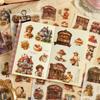 10 Blatt Vintage PET Washi Papier Aufkleber DIY Scrapbooking Collage Dekor Junk Journal Ästhetik Aufkleber