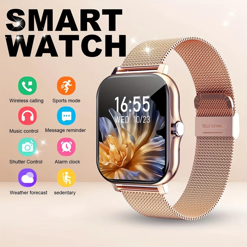 Upgrad Smart Watch For Men Women 1.83Inch Full Touch Display BT Call Sports Monitoring SmartWatch For Android&IOS Phone