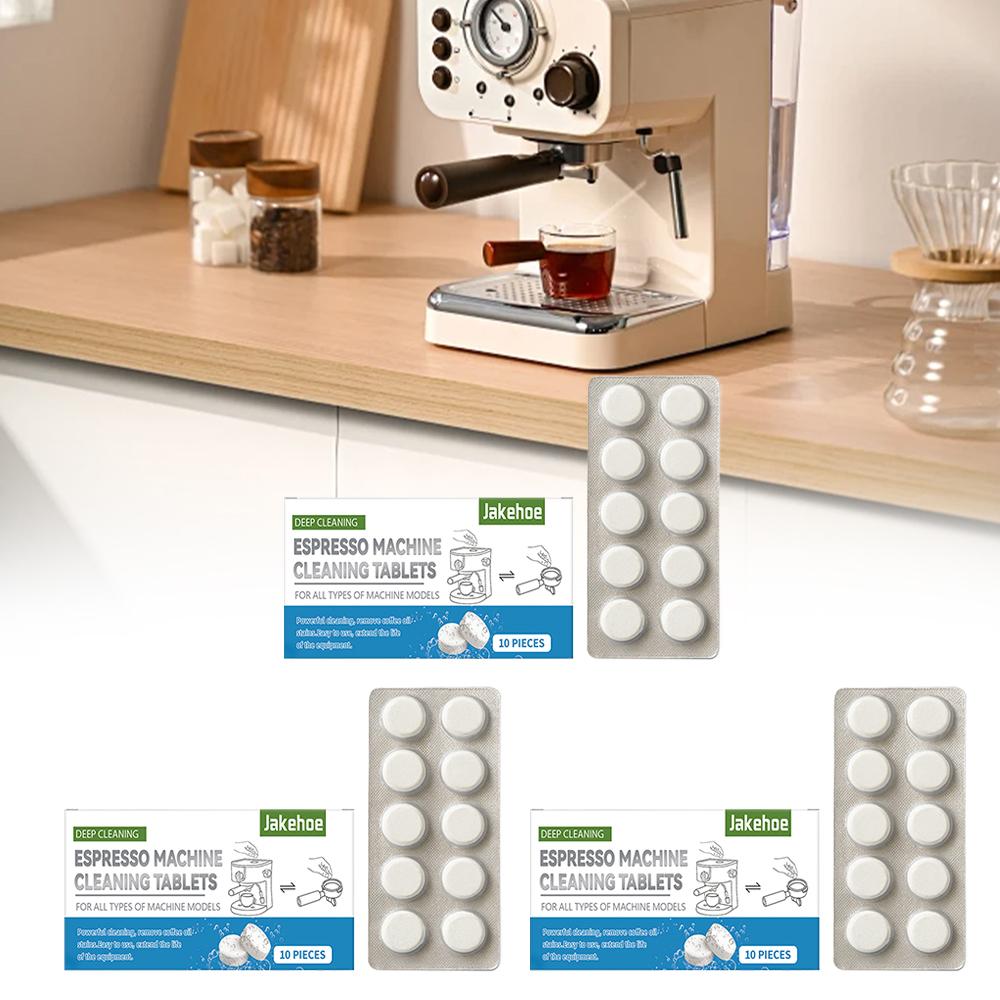 Espresso Machine Cleaning Tablets Descaling-Backflush Oil Remover Solution Cleaner Clean Tablet Coffee Machine Cleanings Parts