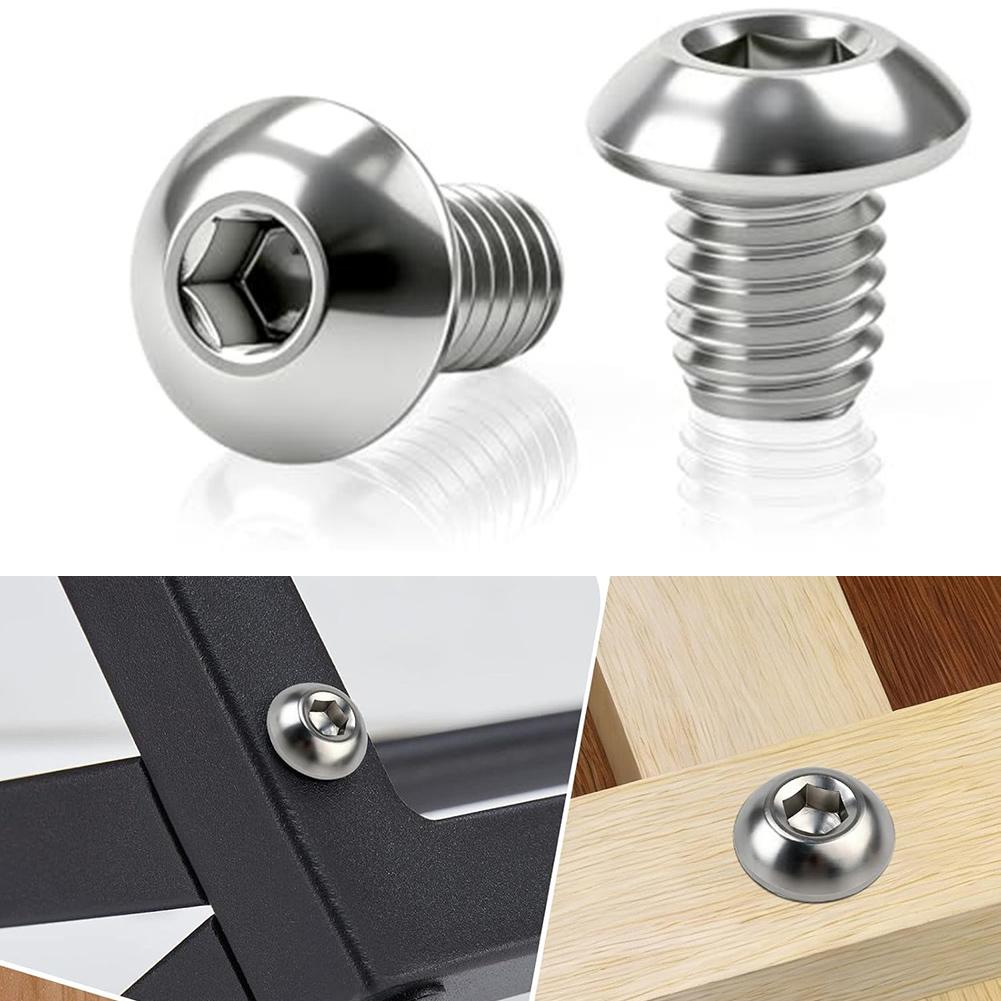 

80Pcs Stainless Steel M5x12 Mm Hex Socket Screws Countersunk Screws For Versatile DIY Projects Stainless Steel Countersunk Screw China Mainland