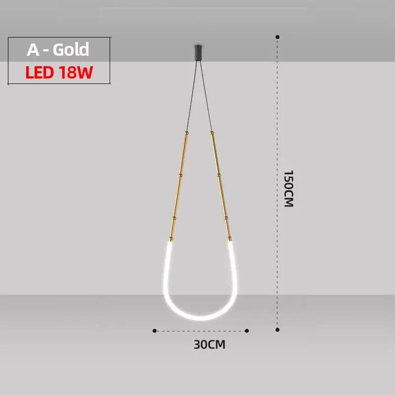 

Итальянская дизайнерская линия подвесной потолочный люстра в форме бара ресторанный подвесной светильник для двухуровневого пентхауса мягкое светодиодное освещение Warm White