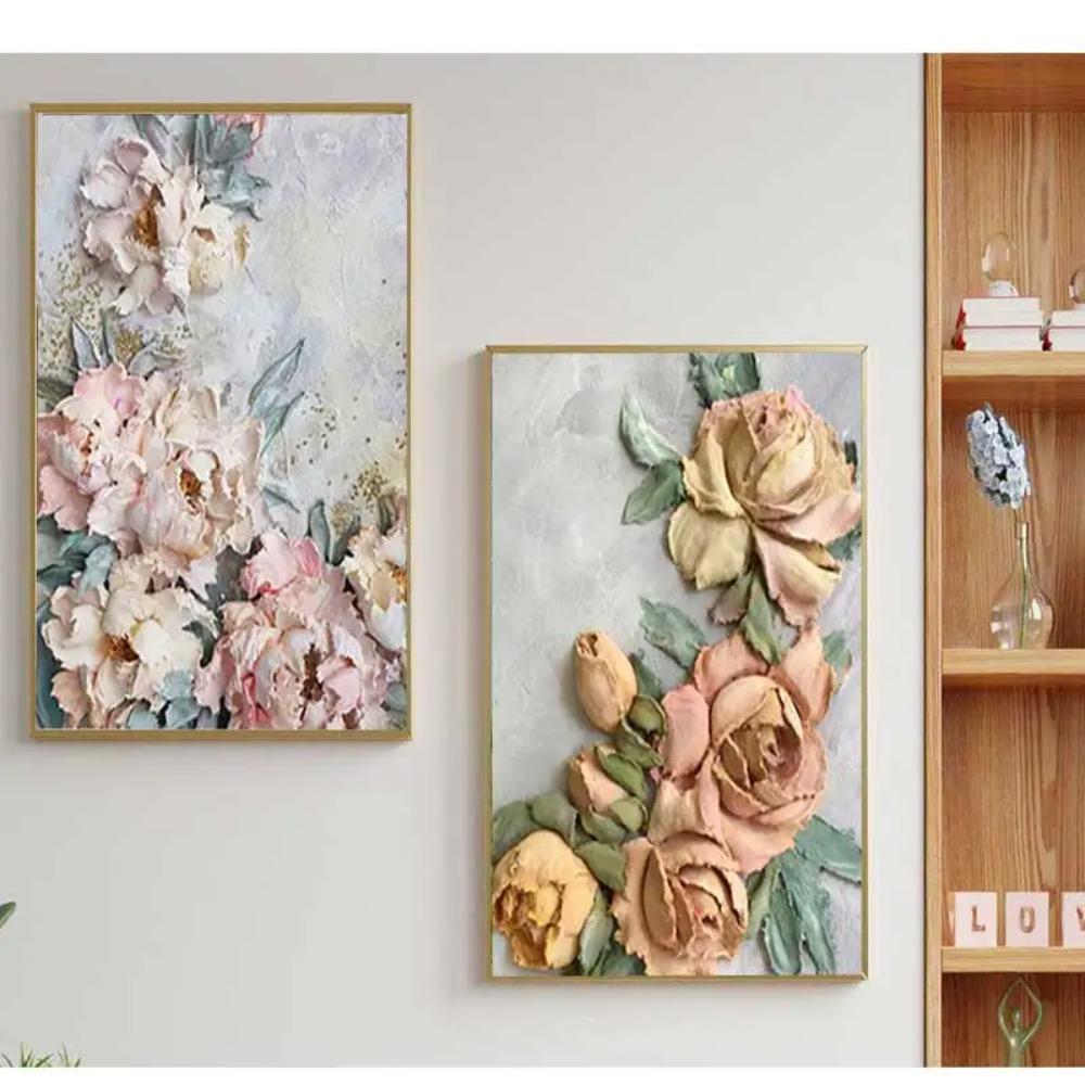 Nordic Modern Flower Poster Home Decoration Scandinavian Canvas Painting Wall Art Poster And Print Murals Living Room Decoration