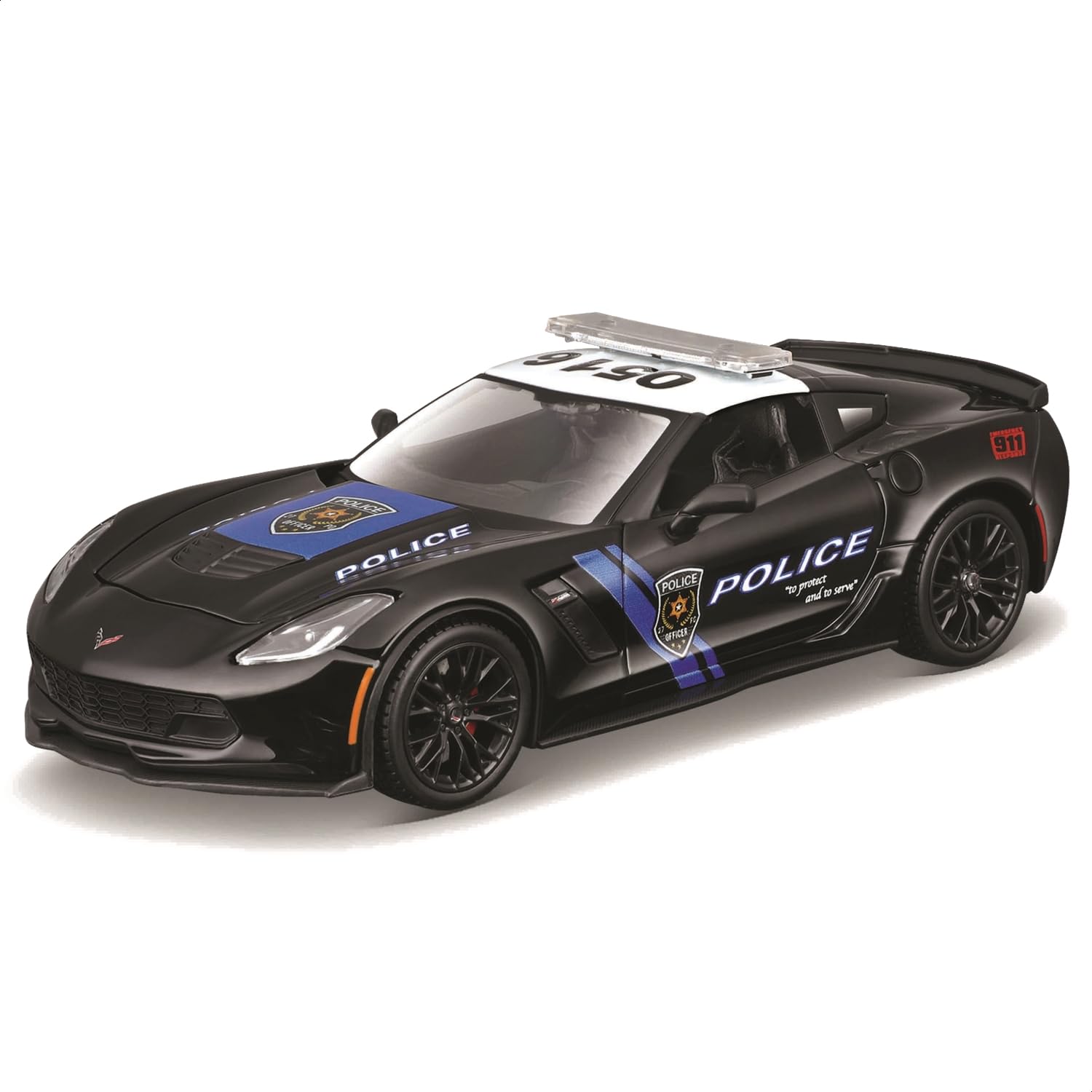 

Maisto Масштаб 1/24 Chevrolet Corvette Z06 2015 Серія Custom Authority / Лита модель автомобіля, Готова модель 32516