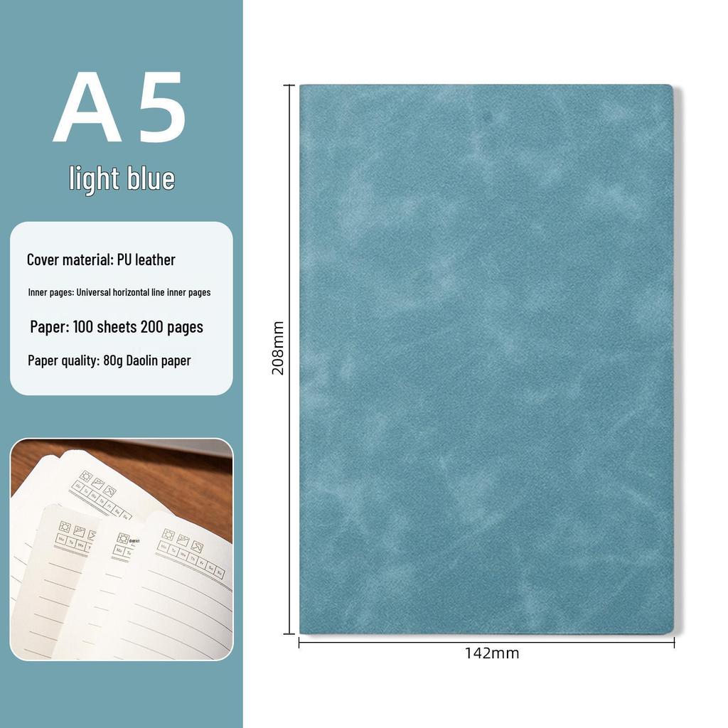 Elegant Retro Notebook & Thermos Set: Premium Gift Box for Business Meetings