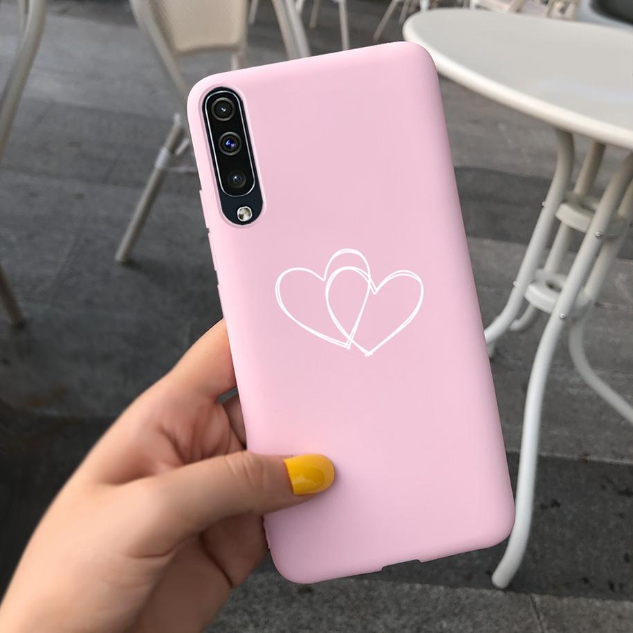 For Samsung Galaxy A70 Case Soft Rubber Tpu Phone Case Purple Lavender Cover For Samsung A70 2019 Case A 70 Back Cover A70s Case