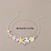 Summer Beach Colorful Vibe Starfish Shell Necklace for Women Imitation Pearl Choker Clavicle Chain Holiday Party Jewelry Gift