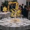 Simulation Green Leaves LED Tree Light Warm White Luminous Decoration Tree  Festival Lighting