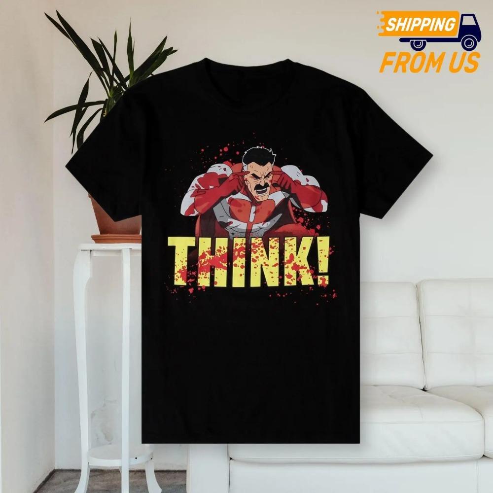 Invincible Universe Cartoon T-Shirt Shirt Omni-Man shirt Summer Tops Tshirts for unisex New in Tops T-shirts Cotton unisex s Clothing S