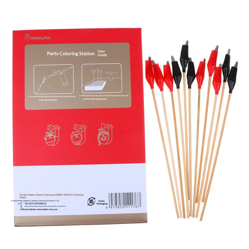 Miniature Model Painting Clips Base Stand for Precise Airbrush Spray Assembly Hobby Tools Set Organizer