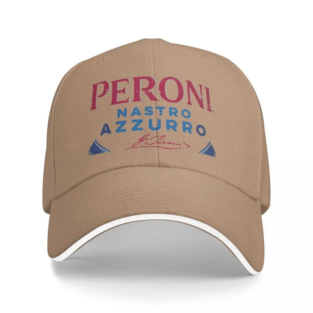 Gorra de Béisbol Peroni Nastro Azzurro Playa Rugby Unisex Sombreros Mujer