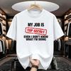 My Job Is Top Secret Funny Graphic T Shirt Unisex Summer Short Sleeve Tees Fashion Streetwear Tshirt Loose Oversized Y2k Clothing