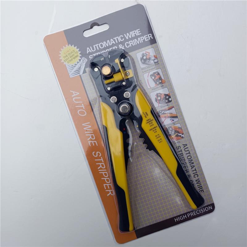 

Автоматический стриппер 5 в 1, саморегулирующийся инструмент для обжима, кусачки, плоскогубцы для электрического кабеля 1SET