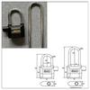 Falante Waterproof Alarm Door Padlock 110db Siren Alarm Lock Universal Anti-Theft Padlock for Bicycle Motorcycle Door Gate