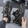 2025 new men's shoes summer mesh breathable men's comfortable casual shoes platform versatile dad shoes sports trendy shoes