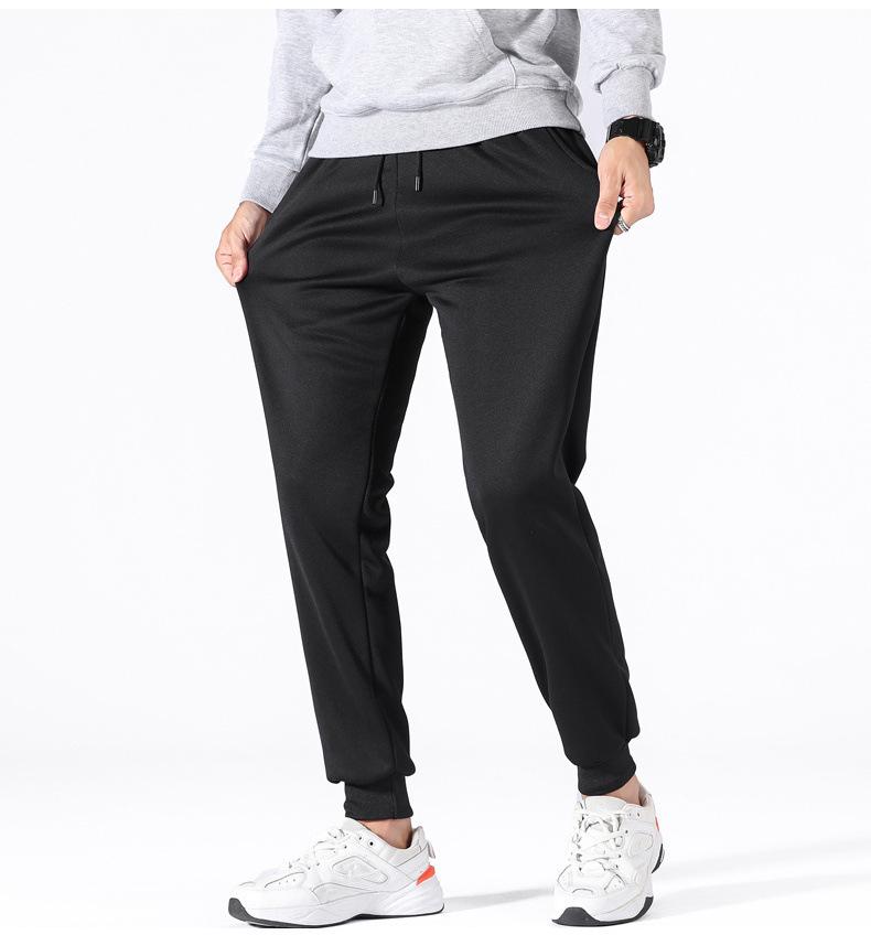 Men's Youth Winter Lambskin Sweatpants: Trendy Loose-Fit, Plus Velvet Thickened, Cuffed Casual Sports Pants